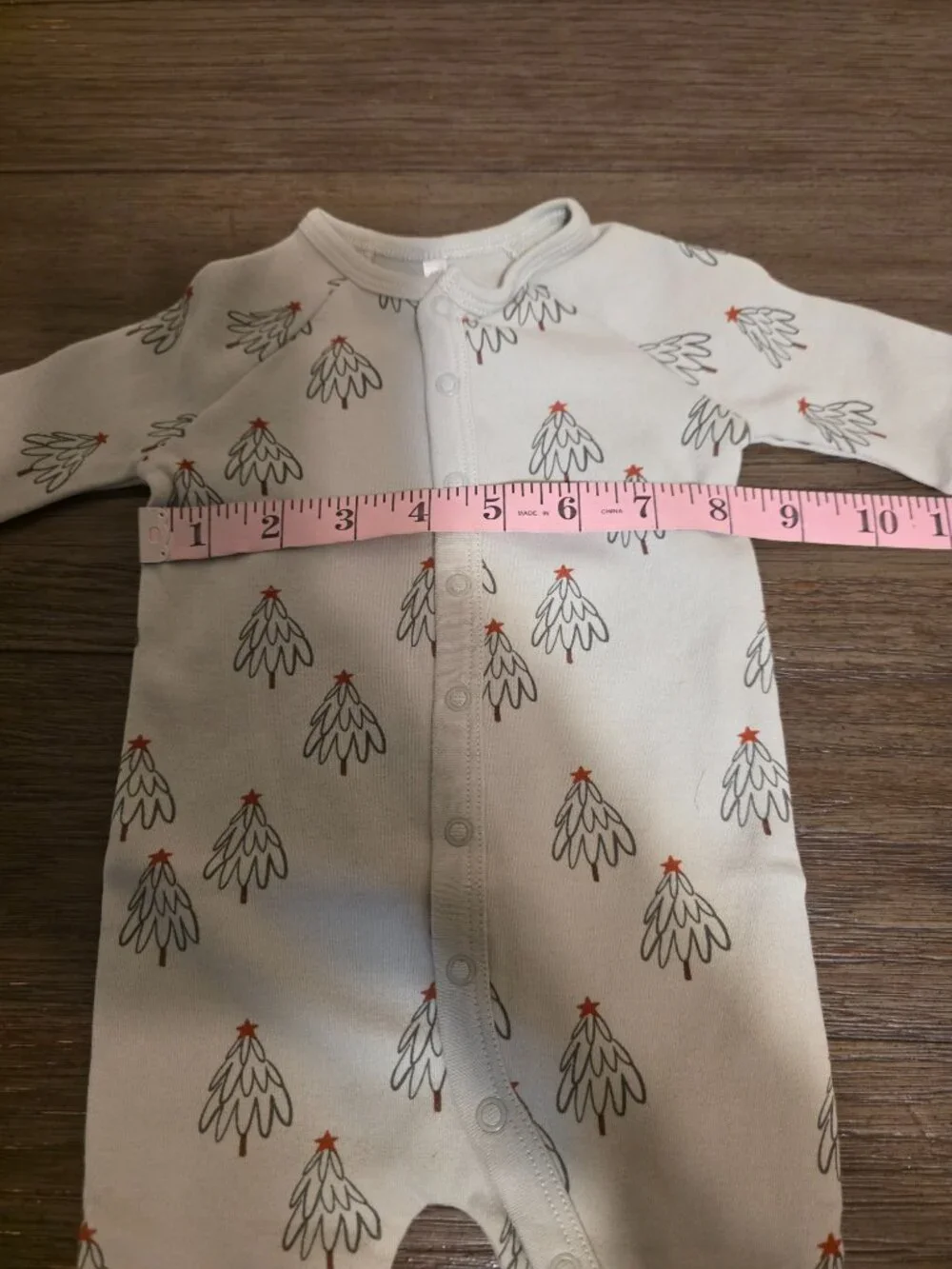 Rylee + Cru Christmas Tree Henley Jumpsuit NWT Baby 0-3M Holiday